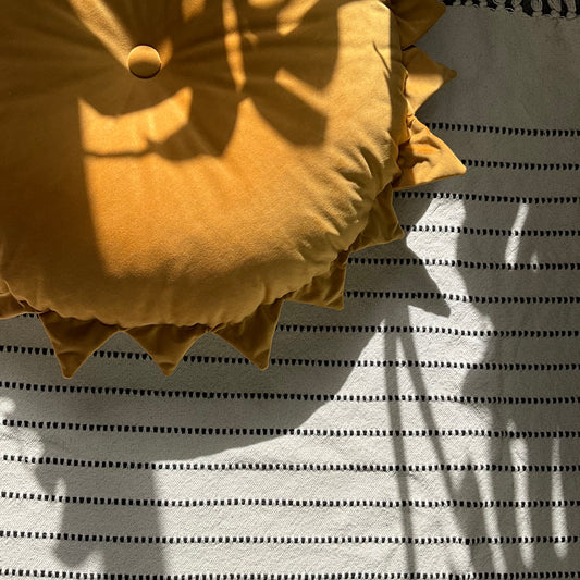 Floor Cushion - Golden Sun